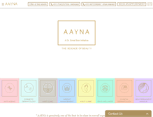 Tablet Screenshot of aaynaclinic.com